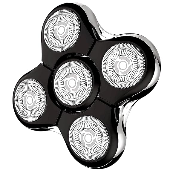 Shaver Replacement Heads for Remington Balder Pro Head Shaver XR7000,Balder Pro Replacement Head for Remington Shaver Replacement Heads,with 5 Dual-Track Cutter Heads.(1 Pack)