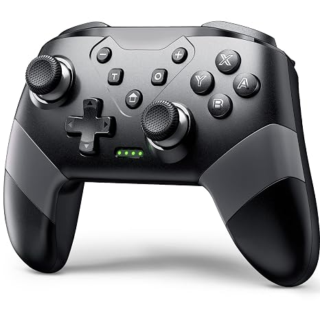 VOYEE Switch Controller for Switch/Lite/OLED, Wireless Pro Controller Gray