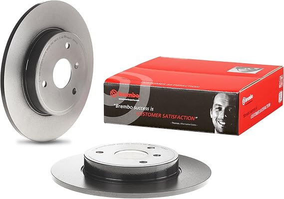 Brembo 08.8163.21 UV Coated solid Front Brake Rotor SMART OE# A4514210112
