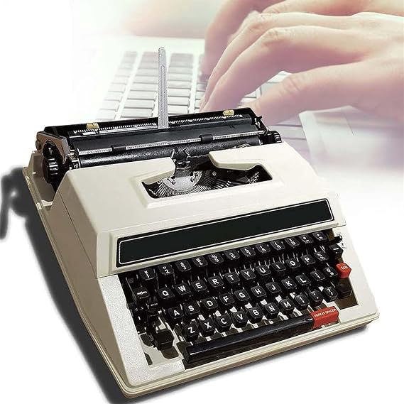 Old-Fashioned Traditional Portable Manual Typewriter-Vintage Typewriter for a Nostalgic Flow,Vintage typewriters,experience the charm of the old days