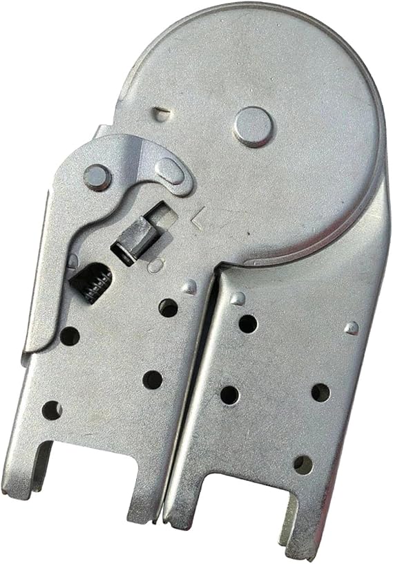 Gralara Ladder Hinge Replacement, 60x23mm Steel Plate Folding Ladder Joint, 0-180 Adjustable for Herringbone and Household Ladder Repair