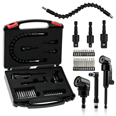 27PCS Flexible Drill Bit Extension Set with Portable Storage Box