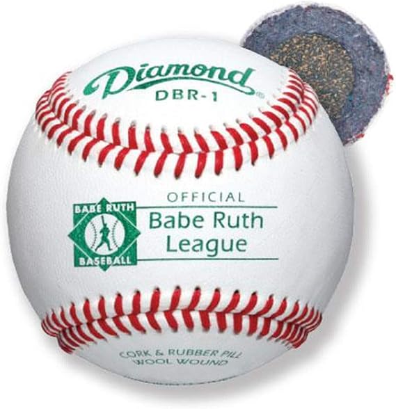 Diamond Babe Ruth Competition Grade Baseball, Dozen