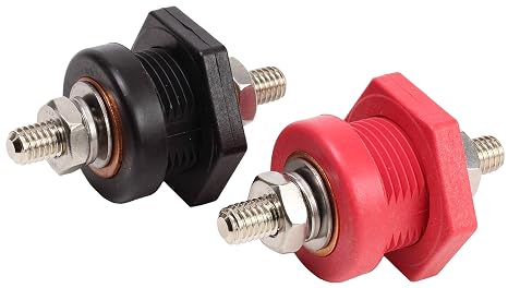 Fastronix Premium High Current 3/8" Thru Panel Battery Terminal Connectors USA Made
