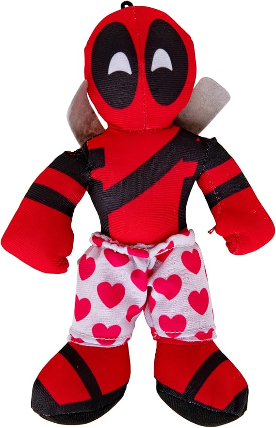 DEADPOOL Heart Boxers 9' Plush Doll, (8M-DS1005-HEART)