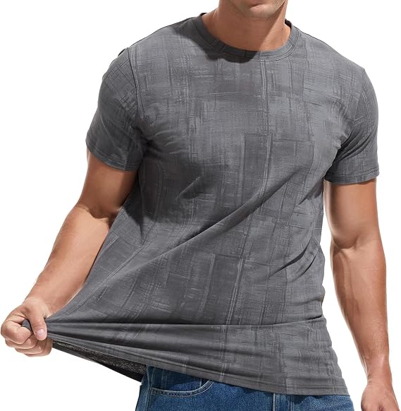 KLIEGOU Mens Hipster Hiphop Tees - Fashion Print T-Shirts