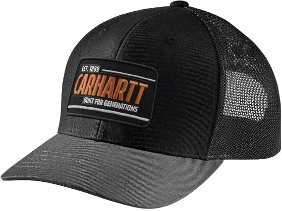 Carhartt Men's Canvas Mesh-Back Generations Patch Cap