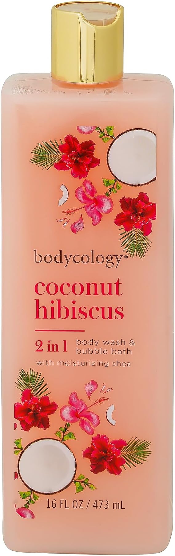 Bodycology Coconut Hibiscus For Women 16 oz Body Wash