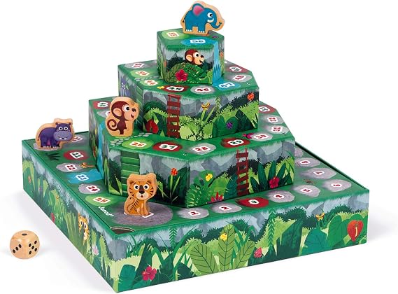 Janod Racing Board Game - Jungle!