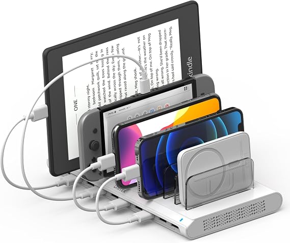 Unitek USB Charging Station, 10 USB Fast Ports Charge Docking Station