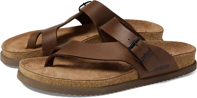 Mephisto USA Niels Sandals in Dark Brown