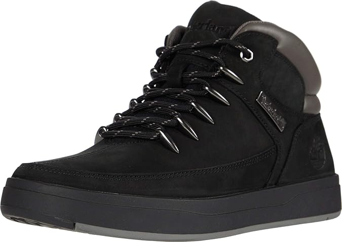 Timberland Mens A1V1I Davis Eiffel Tower Nubuck Boots - Black - 45 EU