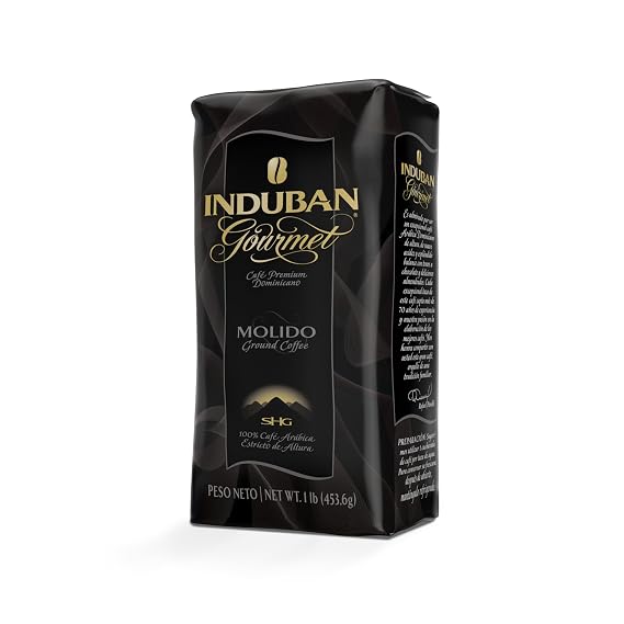 Induban Gourmet,100% Arabica, Ground Coffee, Medium Roast, 16 oz, Pack of 1