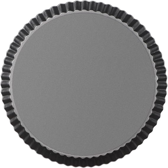 Beasea Tart Pan 9 Inch Removable Bottom, Non Stick Tart Pan with Removable Bottom Round Pie Pan for Baking