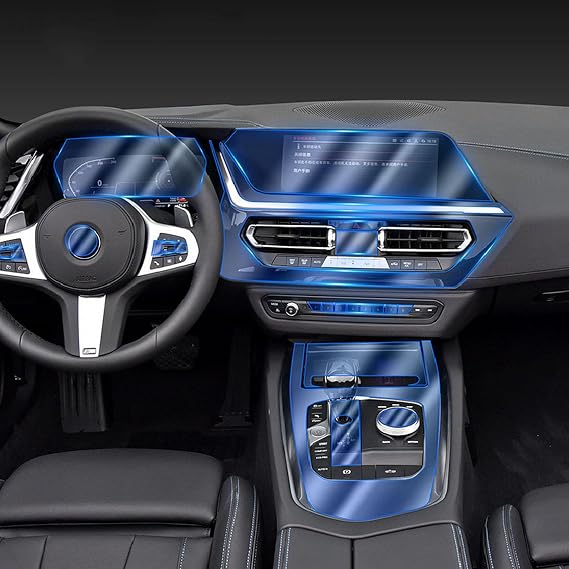 Car Interior Piano Board Protection Film TPU Transparent self-Adhesive Paint Film Anti Scratch,for BMW G29 Z4 25i M40i 2019 2022