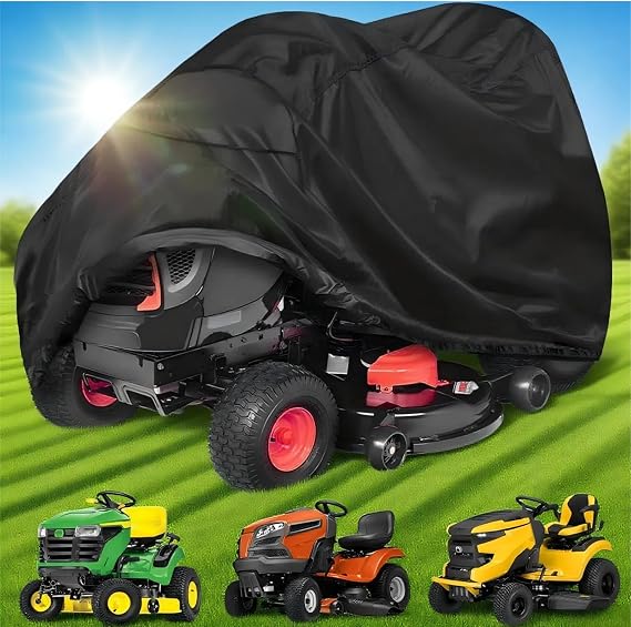 54 Inch Riding Lawn Mower Cover, Waterproof Heavy Duty Tractor Cover