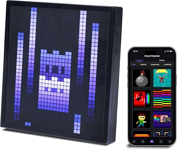 Merkury Innovations Smart Bluetooth Pixel Frame, 32x32 RGB LED Display