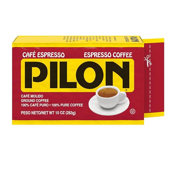 Pilon Espresso, 100% Arabica Coffee, 10-Ounce Brick
