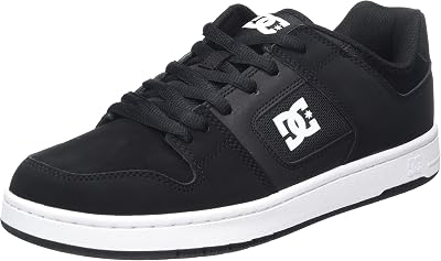 DC Shoes Mens Low-Top Sneakers, Black White, 11