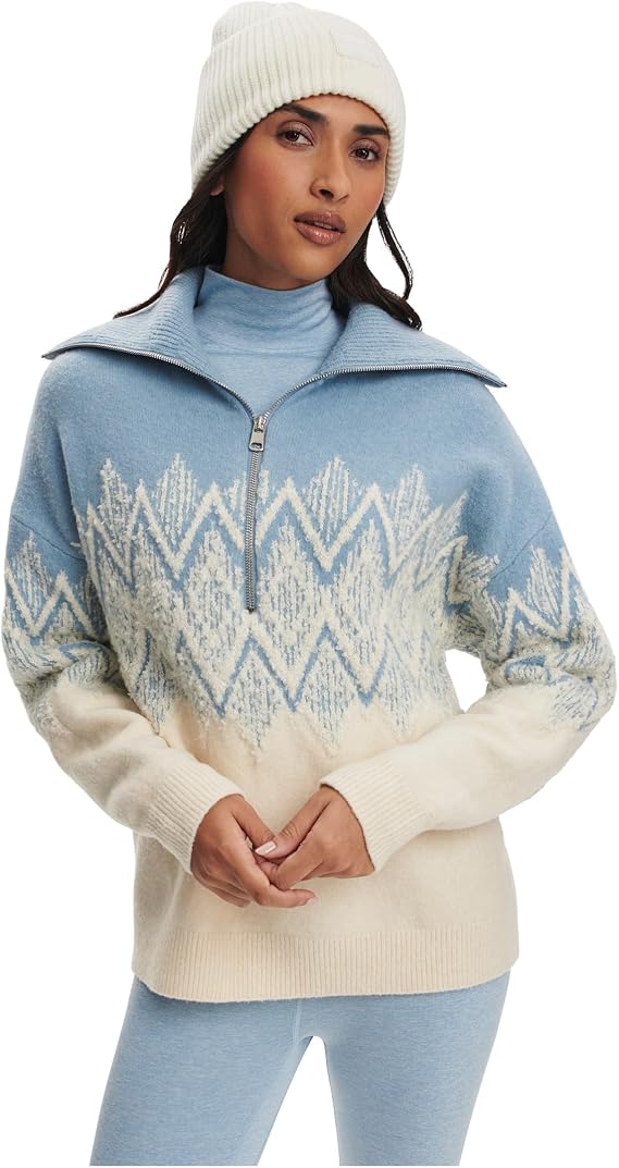 Varley Women's Hedda Fair Isle Half Zip Pullover