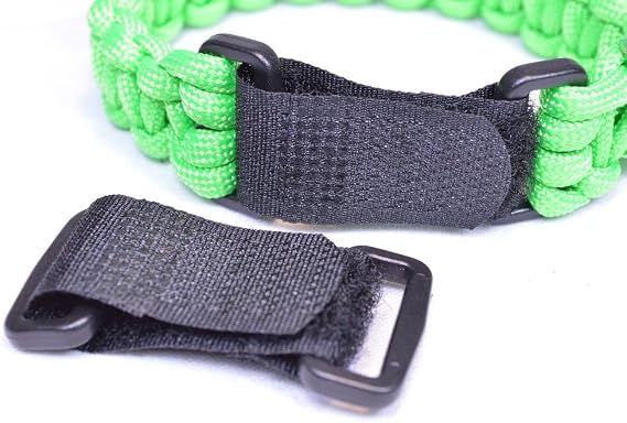 Paracord Adjustable Buckle - Multiple Size Packs - Hook and Loop - Make Bracelets Adjustable - Dog Collars