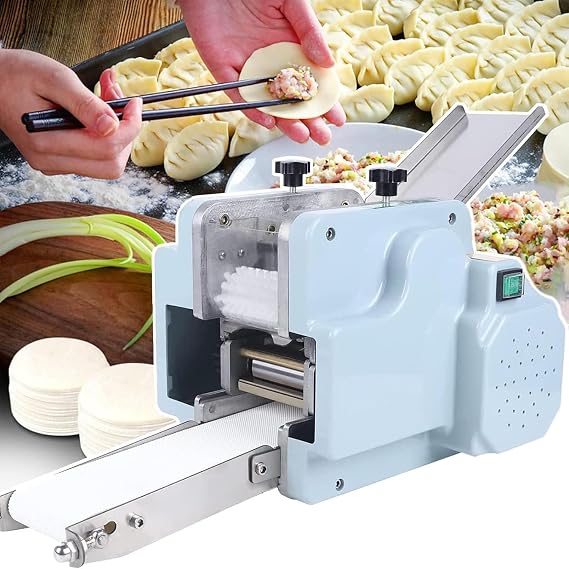 Electric Dumpling Wrapper Maker,Commercial Automatic Wonton Maker Machine,Dough Processing Machine,for Restaurant