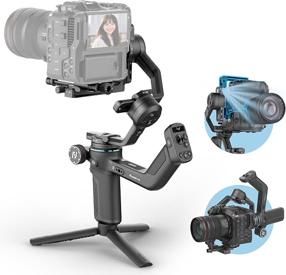 FeiyuTech [Official] SCORP-C2 Camera Gimbal Stabiliser with AI Tracking