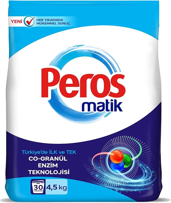 Peros Toz Çamaşır Deterjanı Göz Alıcı Beyazlar 4500 G