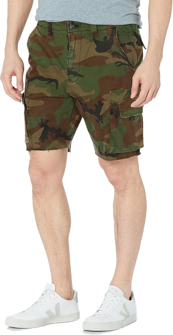 HUDSON Mens Military Cargo ShortCargo Shorts