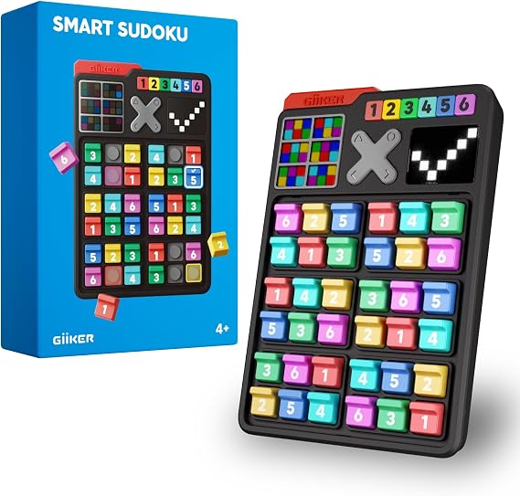 GiiKER Smart Sudoku Puzzle Game, 2500 Challenges for All Ages