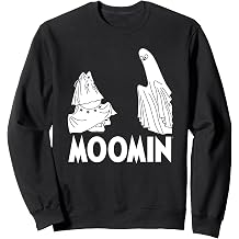 Moomin Moomintroll In Costume Scared By Ghost Sweatshirt