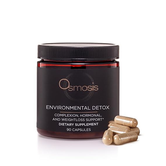OSMOSIS Environmental Detox Supplement, Skin Clarity, 90 Capsules