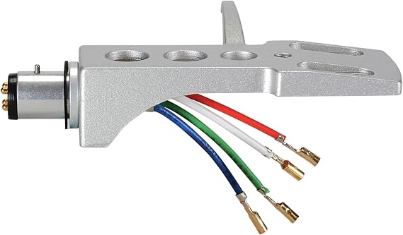 Parts Express A-T Style Phono Headshell with Lead Wires & Gold Plated Contacts