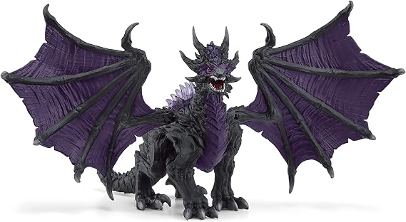 Schleich Eldrador - Shadow Dragon Toy Figurine - Kids Ages 7+ | 70152