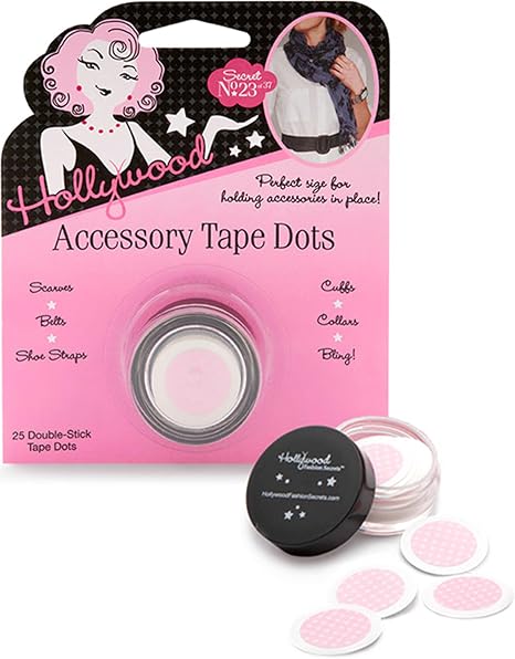 Hollywood Fashion Secrets Accessory Tape Dots, Clothing Tape Dots 25 Count