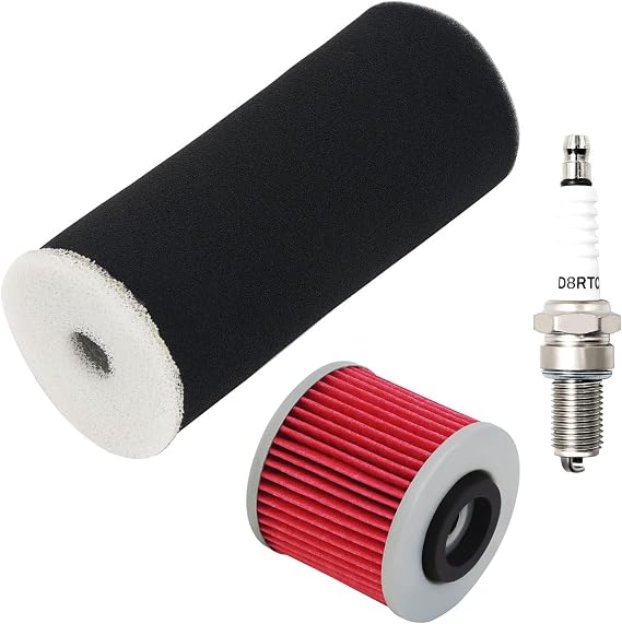 1UY-14451-00-00 Air Filter Oil Filter Compatible with Yamaha Grizzly 600