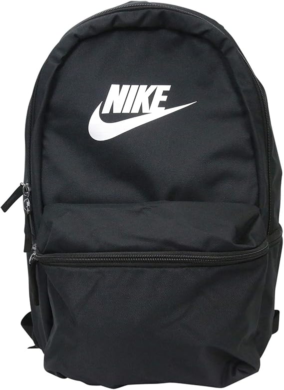 Nike Unisex Adult Heritage backpack Backpack - Black/Black/Silver, 1size