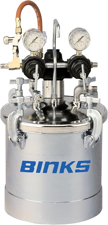 Binks 2.8 Gal Zinc Plated Steel Pressure Tank