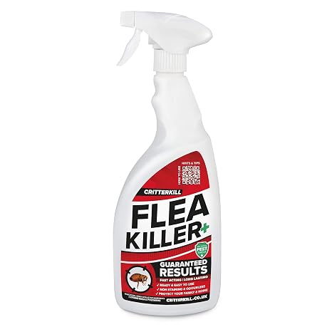 CritterKill Professional Flea Killer Spray |  Results | Used by Pest Controllers 1L