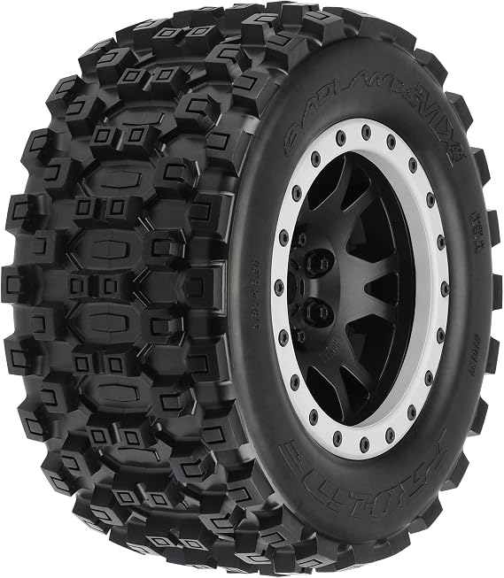 Pro-Line Racing Badlands MX43 Pro-Loc Mnt Impulse BlkGrey2XMX PRO1013113 RC Tire