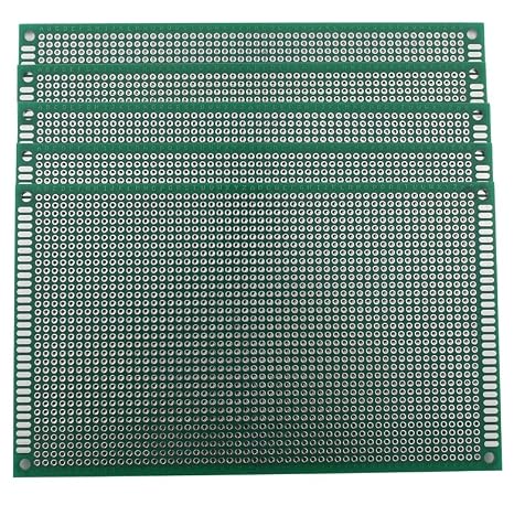 Double Sided Universal PCB Prototype Soldering Circuit Board - 9x15cm (5 Pack)