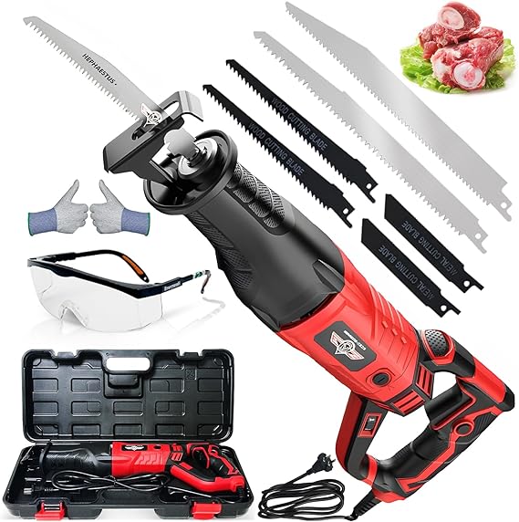 3800W Handheld Electric Saw,for Meat Bone, Wood, Metal, Aluminum(220V)