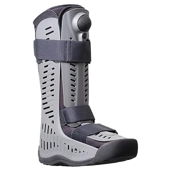 Ossur Rebound Air Walker Boot | Comfortable Walking Boot with Compression Straps &amp; Air Pump Rocker Bottom | Walking Boot for Broken Foot, Walking Boot for Sprained Ankle Low Top, Medium