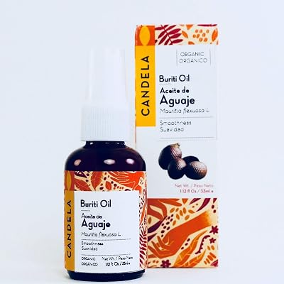 Candela 1kg Buriti Oil Aguaje Oil 100% Pure, Unrefined, Wild-Harvested 1.09 litres  37 fl oz