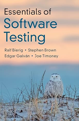 Essentials of Software Testing