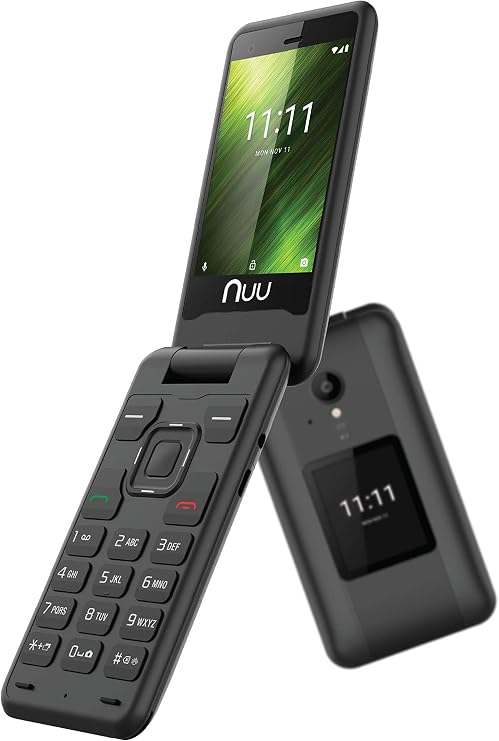 NUU Mobile F4L LTE Flip Phone (Verizon Certified)
