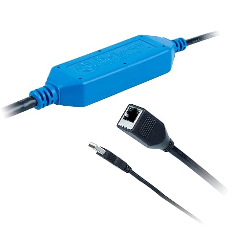 Weather Resistant USB-A to Ethernet Adapter: Portsmith PSA1U1E-E