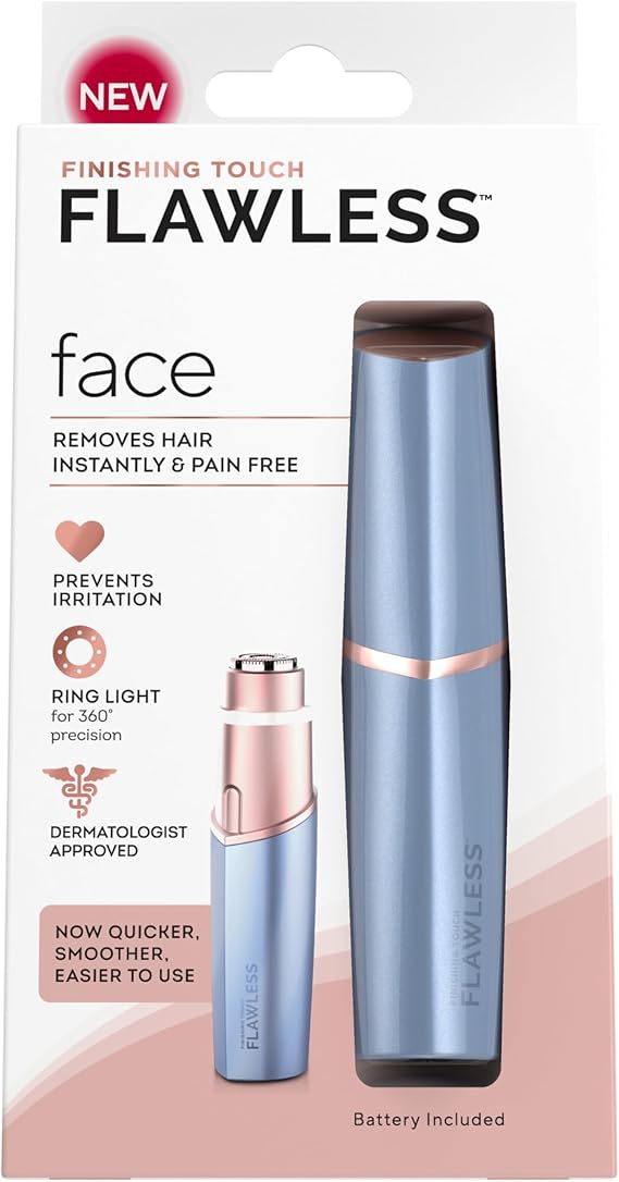 Finishing Touch Flawless Painless Hair Remover for Women, Latest Model (Paris Blue)