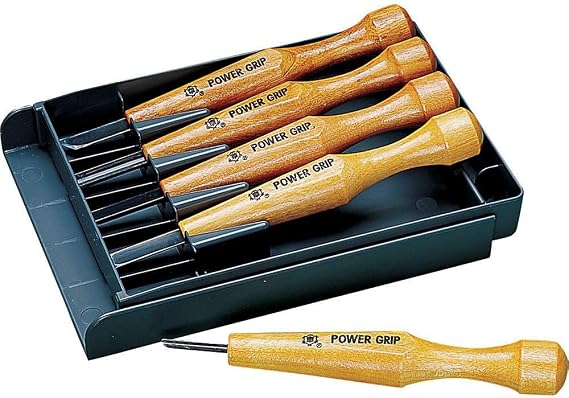 ROCKLER Five Piece Power Grip Carving Set (Japan Import)