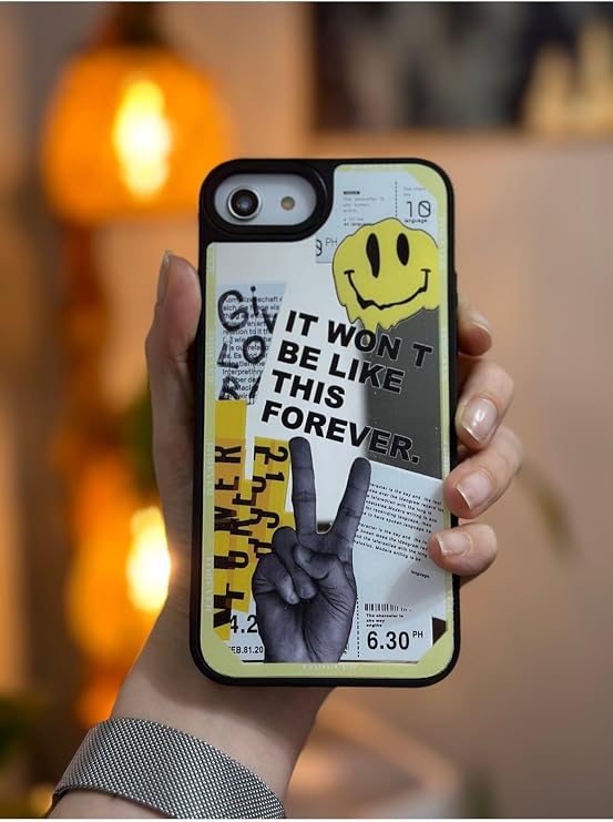 Go Aksesuar IPhone 6 Plus - 6s Plus - 7 Plus - 8 Plus ile Uyumlu Aynalı Model Kılıf